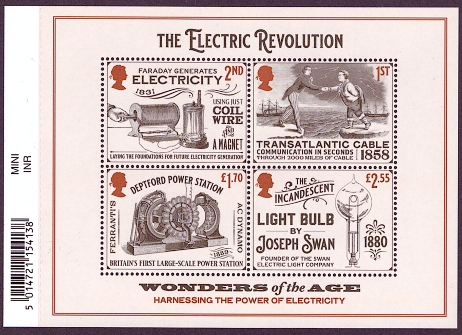 (image for) MS4561 2021 Industrial Revolutions Barcoded miniature sheet